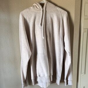 Flint and Tinder Men's Beige Hoodie Sweater